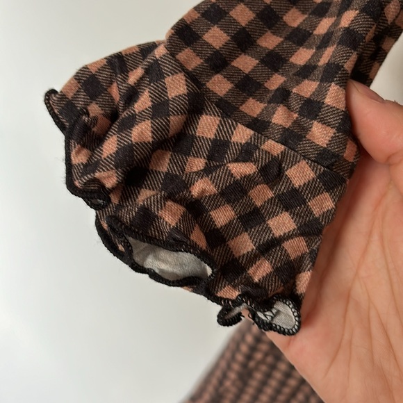 Urban Outfitters Brown & Black Checkered Dress - Picture 4 of 7